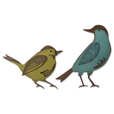 Feathered Friends Thinlits Die Set - Tim Holtz - Sizzix*