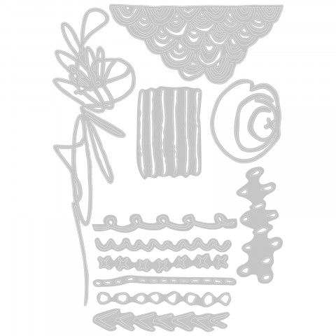 Media Marks Thinlits Die Set - Tim Holtz - Sizzix