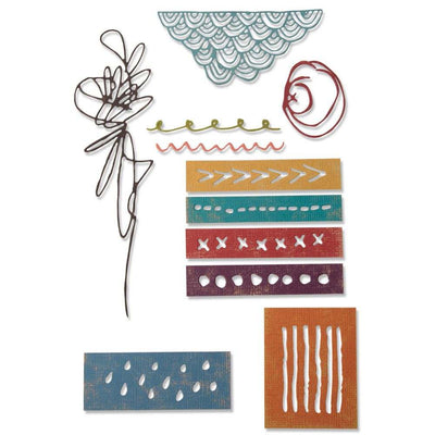 Media Marks Thinlits Die Set - Tim Holtz - Sizzix
