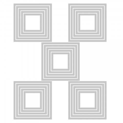 Stacked Tiles Squares Thinlits Die Set - Tim Holtz - Sizzix*
