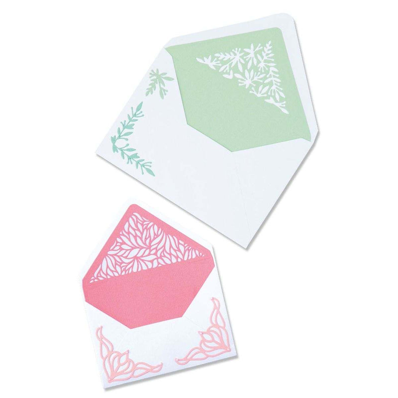 Liners Botanical Envelope Thinlits Dies - Jen Long - Sizzix - Clearance