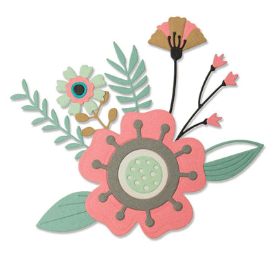Creative Florals Thinlits Dies - Olivia Rose - Sizzix - Clearance