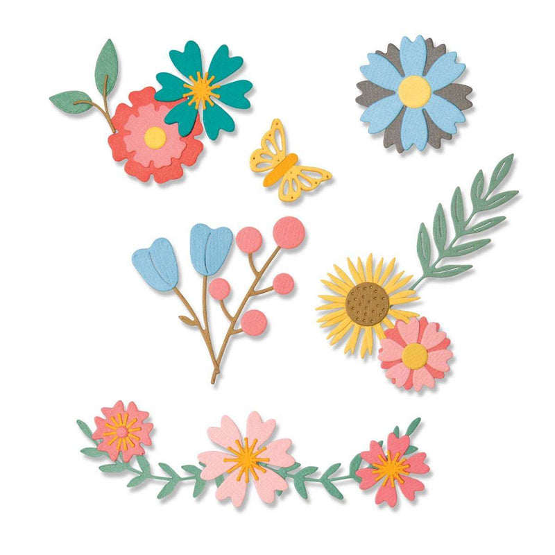 Petite Petals Thinlits Dies - Emily Tootle - Sizzix - Clearance