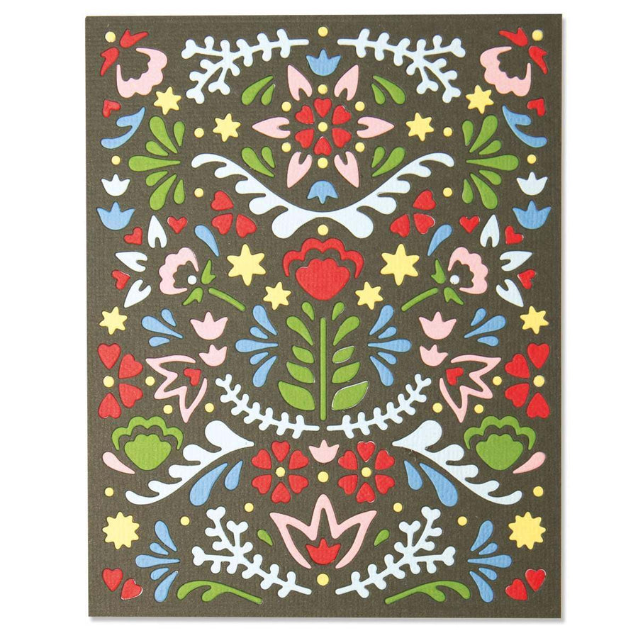 Folk Mask Thinlits Die-Lisa Jones-Sizzix