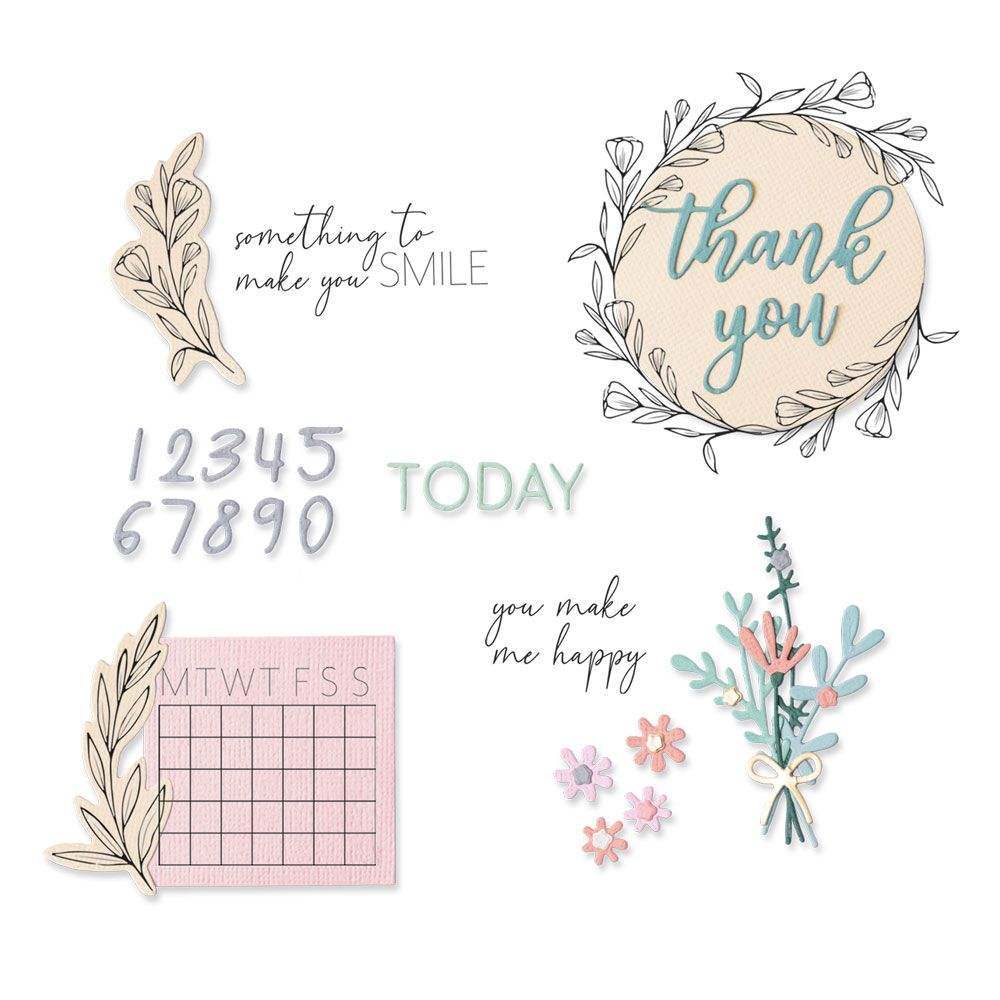 Time Out Framelits Dies w/ Stamps-Sophie Guilar-Sizzix