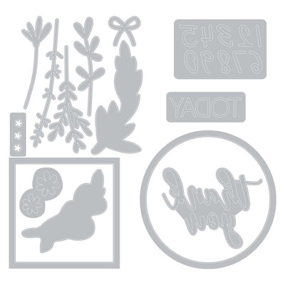 Time Out Framelits Dies w/ Stamps - Sophie Guilar - Sizzix - Clearance