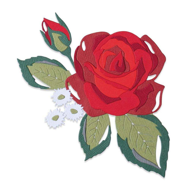 Layered Rose Thinlits Dies - Lisa Jones - Sizzix