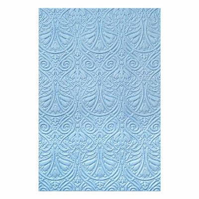 Baroque 3-D Textured Impressions Embossing Folder - Sizzix - Clearance
