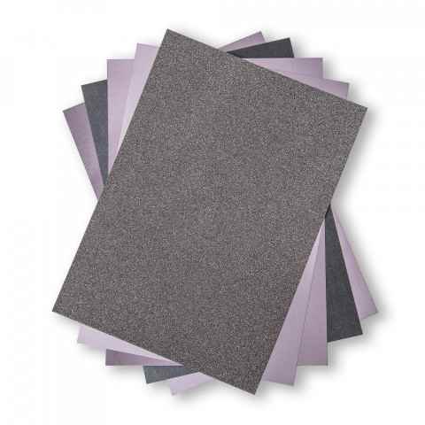 Charcoal Opulent 8" x 11" Cardstock - Surfacez - Sizzix