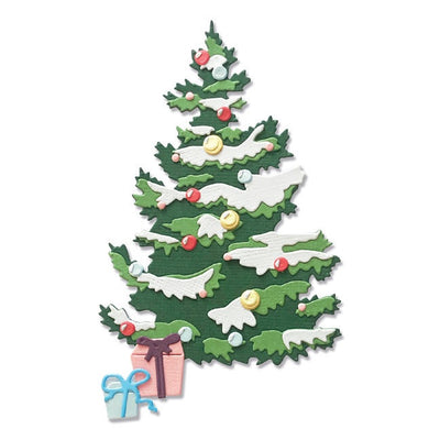 Layered Christmas Tree Thinlits Dies - Sizzix