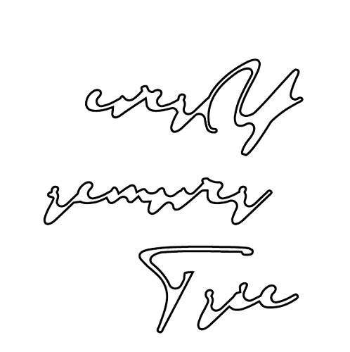 Scroll Text Layered Stencils - Making Tool - Sizzix*