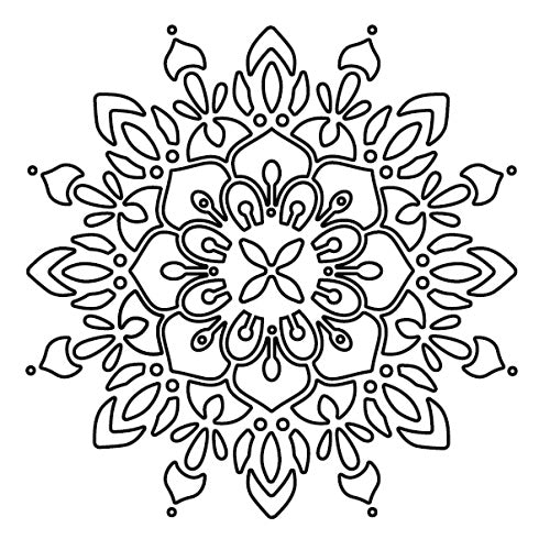 Mosaic Flowers Layered Stencils - Making Tool - Sizzix*