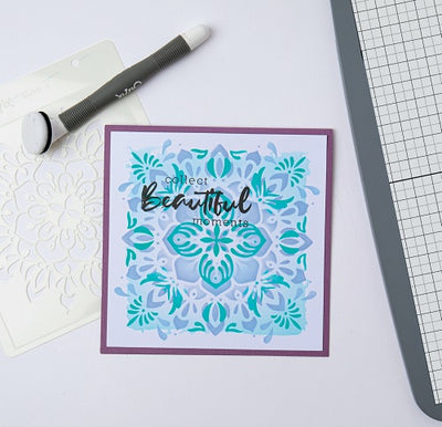 Mosaic Flowers Layered Stencils - Making Tool - Sizzix*