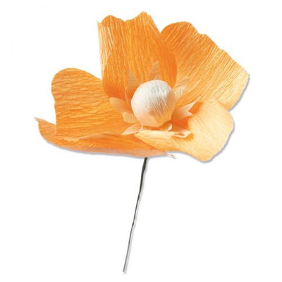 California Poppy Thinlits Die - Let It Bloom - Lisa Jones - Sizzix - Clearance