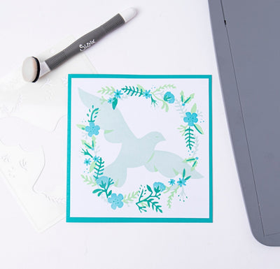 Dove Layered Stencil - Sizzix