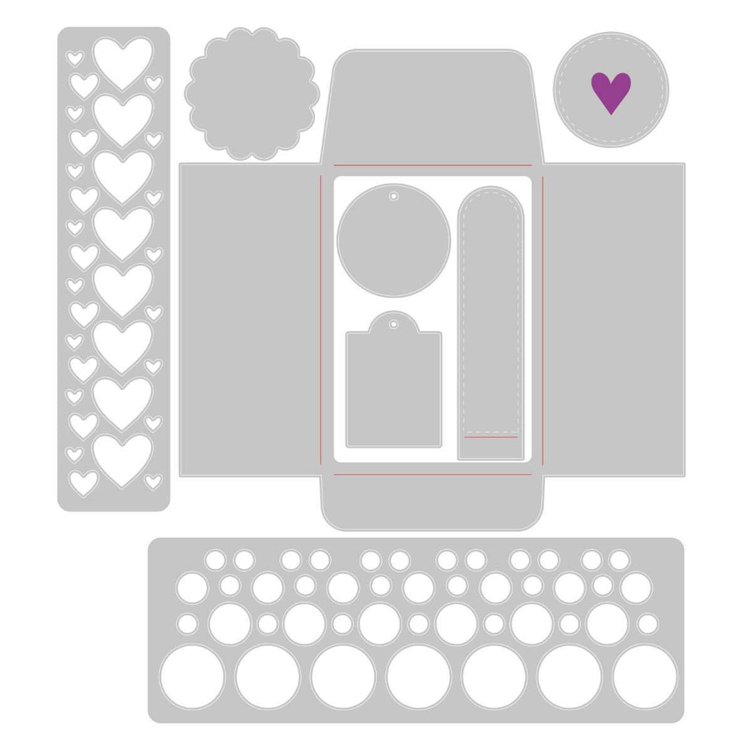 Confetti Pocket Thinlits Dies-Lisa Jones-Sizzix