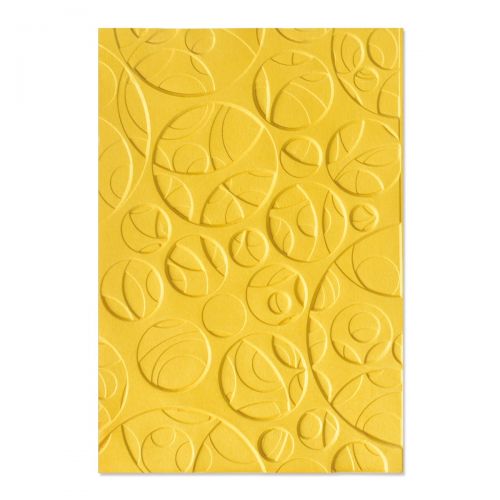 Swiss Cheese 3-D Textured Impressions Embossing Folder - Sizzix - Clearance