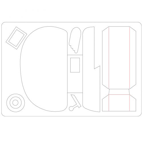 3D Camper Box ScoreBoards L Die - Eileen Hull - Sizzix - Clearance