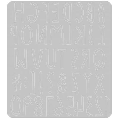 Hand Drawn Alphabet Thinlits Die - Jenna Rushforth - Sizzix