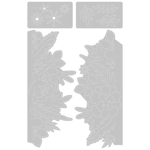 Floral Borders Thinlits Die Set - Olivia Rose - Sizzix