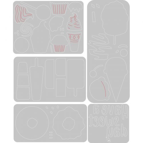 Sweet Treats Thinlits Die Set - Jessica Scott - Sizzix - Clearance