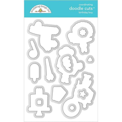 Birthday Boy Doodle Cuts - Party Time - Doodlebug - Clearance