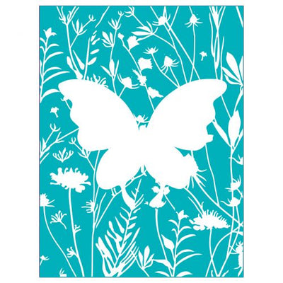 Butterfly Meadow Impresslits Embossing Folder - Jen Long - Sizzix