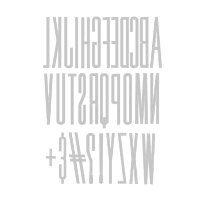 Alphanumeric Stretch Upper Thinlits Dies - Tim Holtz - Sizzix - Clearance
