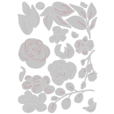 Bloom, Colorize Thinlits Dies - Tim Holtz - Sizzix