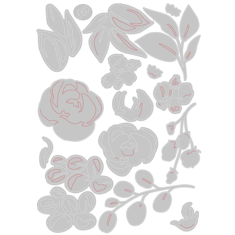 Bloom, Colorize Thinlits Dies - Tim Holtz - Sizzix