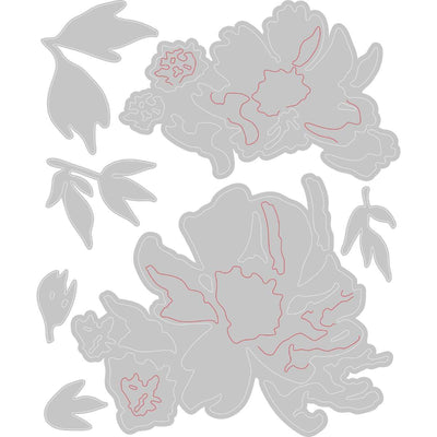Brushstroke Flowers #1 Thinlits Dies - Tim Holtz - Sizzix