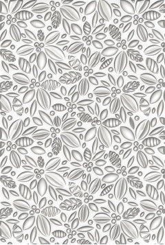 Holly 3-D Textured Impressions Embossing Folder - Kath Breen - Sizzix - Clearance