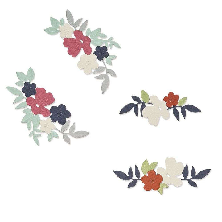 Wild Blossom Corners Thinlits Dies - Botanical - Lisa Jones - Sizzix