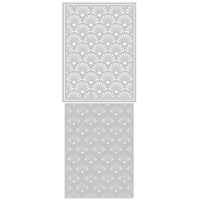 Layered Geo Shells Thinlits Dies - Mystical - Jessica Scott - Sizzix - Clearance