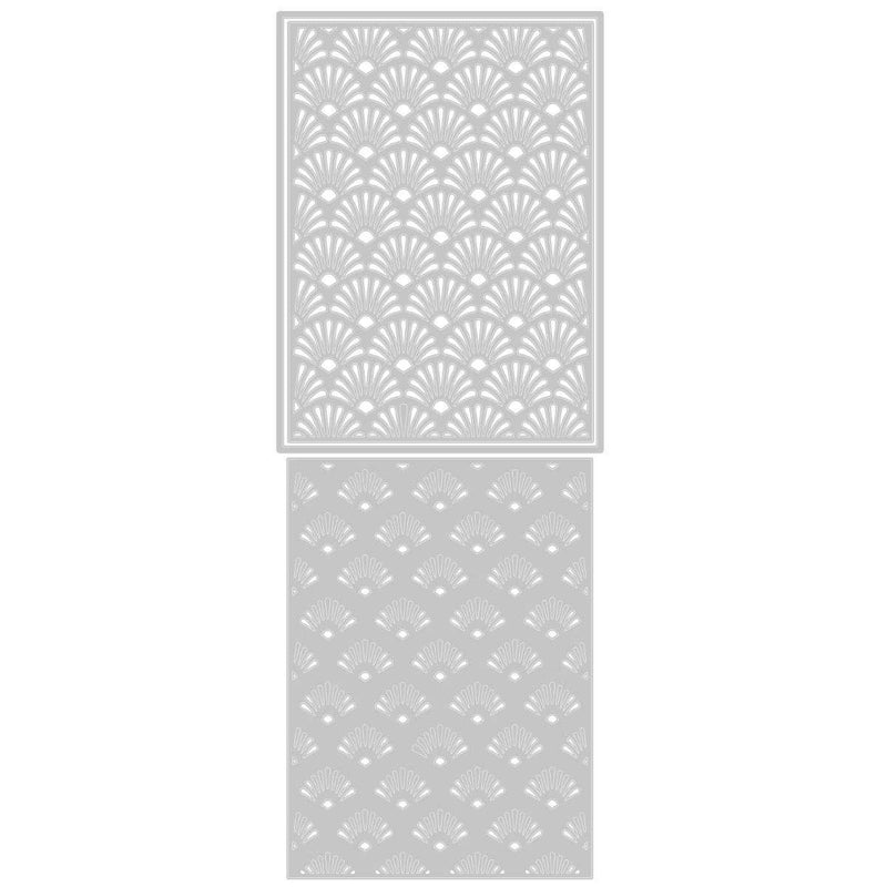Layered Geo Shells Thinlits Dies - Mystical - Jessica Scott - Sizzix - Clearance