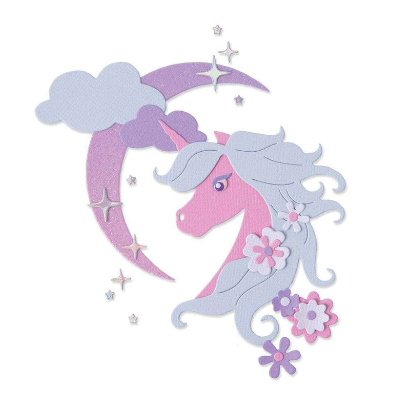 Midnight Unicorn Thinlits Dies - Mystical - Olivia Rose - Sizzix