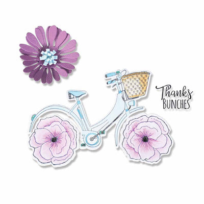 Thankful Framelits Dies w/ Stamps - Jen Long - Sizzix - Clearance