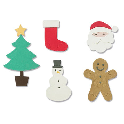 Basic Christmas Shapes Thinlits Dies - Debi Potter - Sizzix