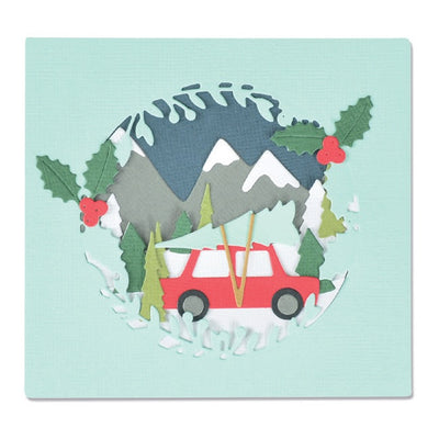 Winter Woodland Thinlits Dies - Olivia Rose - Sizzix - Clearance