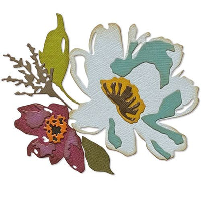 Brushstroke Flowers #3 Thinlits Die Set - Tim Holtz - Sizzix
