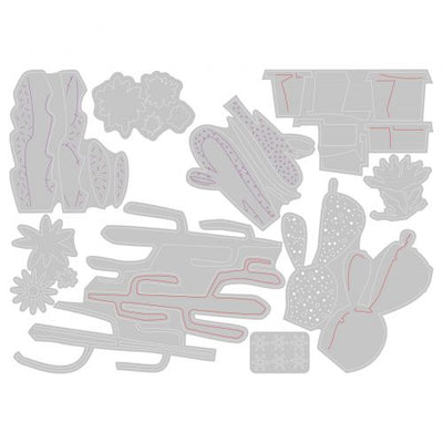 Funky Cactus Thinlits Die Set - Tim Holtz - Sizzix