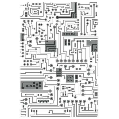 Circuit Textured Multi-Level Emboss Folder - Tim Holtz - Sizzix