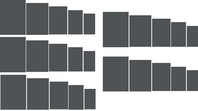 Stacked Tiles, Rectangles Framelits Dies - Tim Holtz - Sizzix