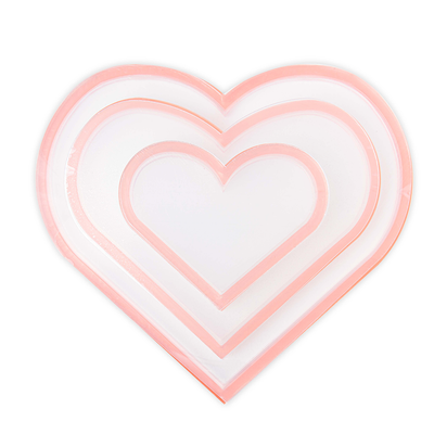 Shaker Panes, Hearts - Sizzix - Clearance