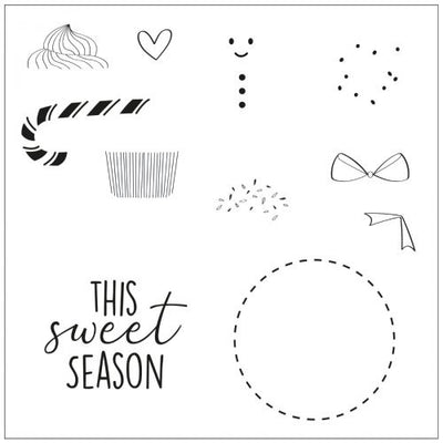 Dessert Treats Framelits w/ Stamps - Olivia Rose - Sizzix - Clearance