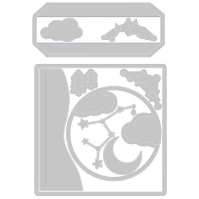 Celestial Box Card Thinlits Dies - Olivia Rose - Sizzix - Clearance