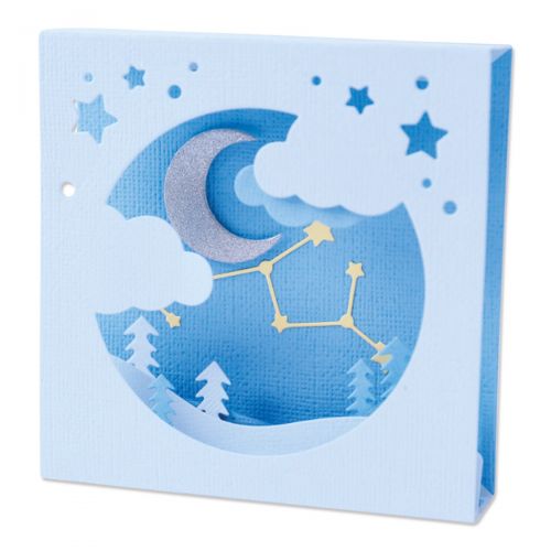 Celestial Box Card Thinlits Dies - Olivia Rose - Sizzix - Clearance