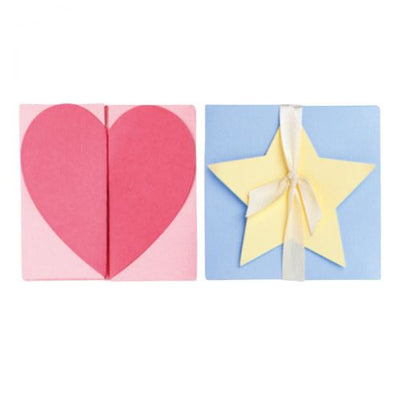 Heart & Star Card Box Thinlits Dies - Kath Breen - Sizzix - Clearance