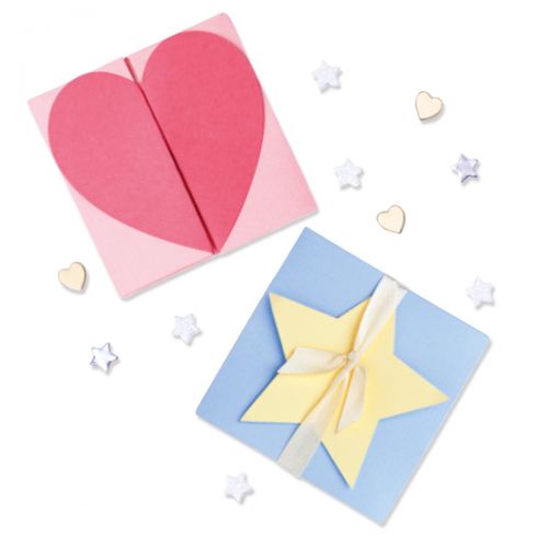 Heart & Star Card Box Thinlits Dies-Kath Breen-Sizzix