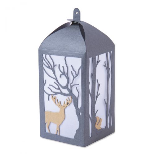 Woodland Lantern Thinlits Dies - Kath Breen - Sizzix - Clearance